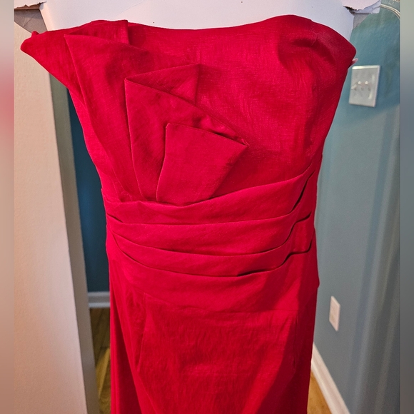 Red Prom dress size 10 - Picture 3 of 8